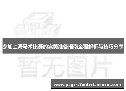参加上海马术比赛的完美准备指南全程解析与技巧分享
